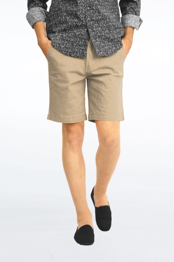 Chino-Denim-Bermuda-Shorts-Model-Beige-scaled-600x900